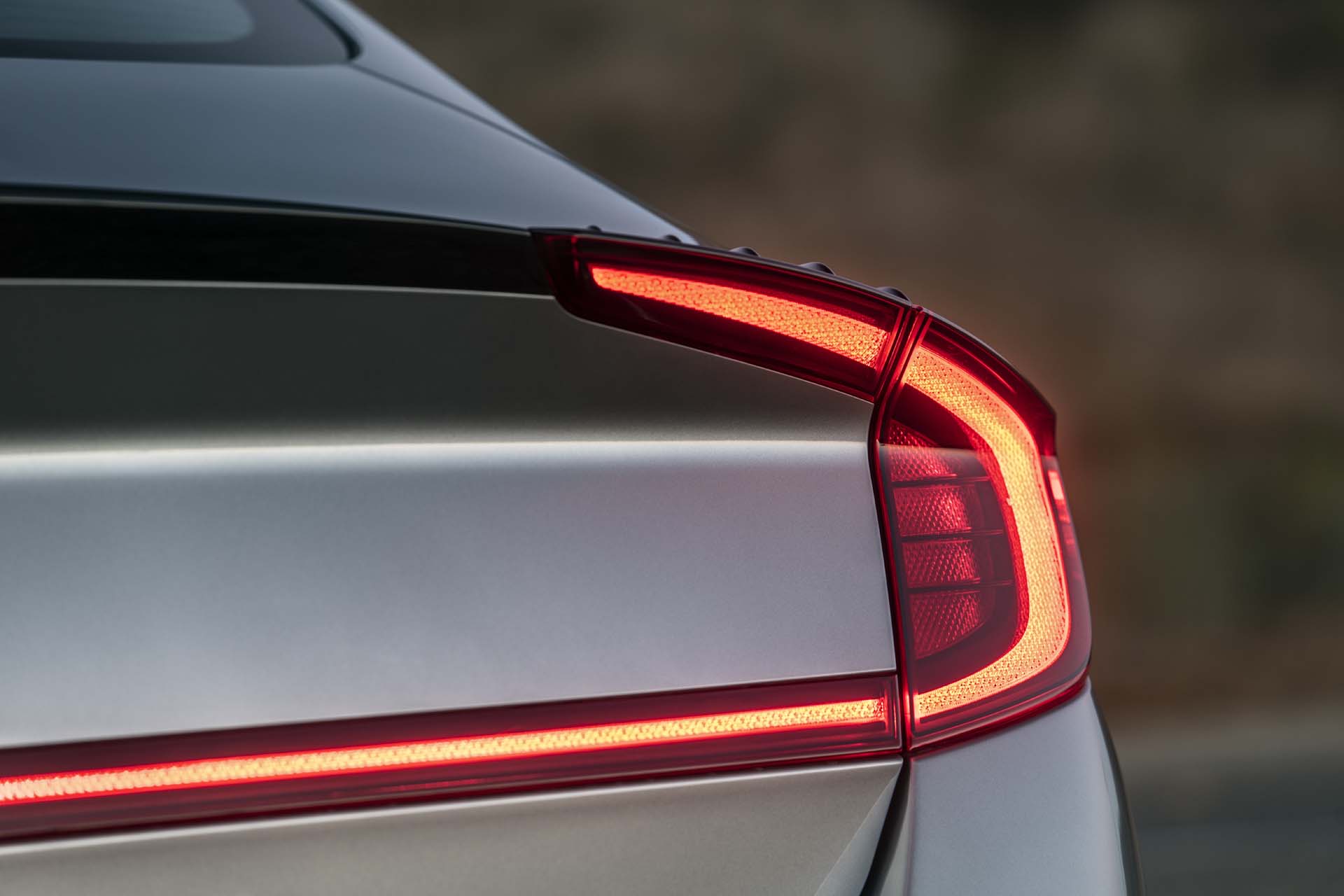 2021 Hyundai Sonata N Line (Color: Silver Pearl) Tail Light Wallpapers #89 of 124
