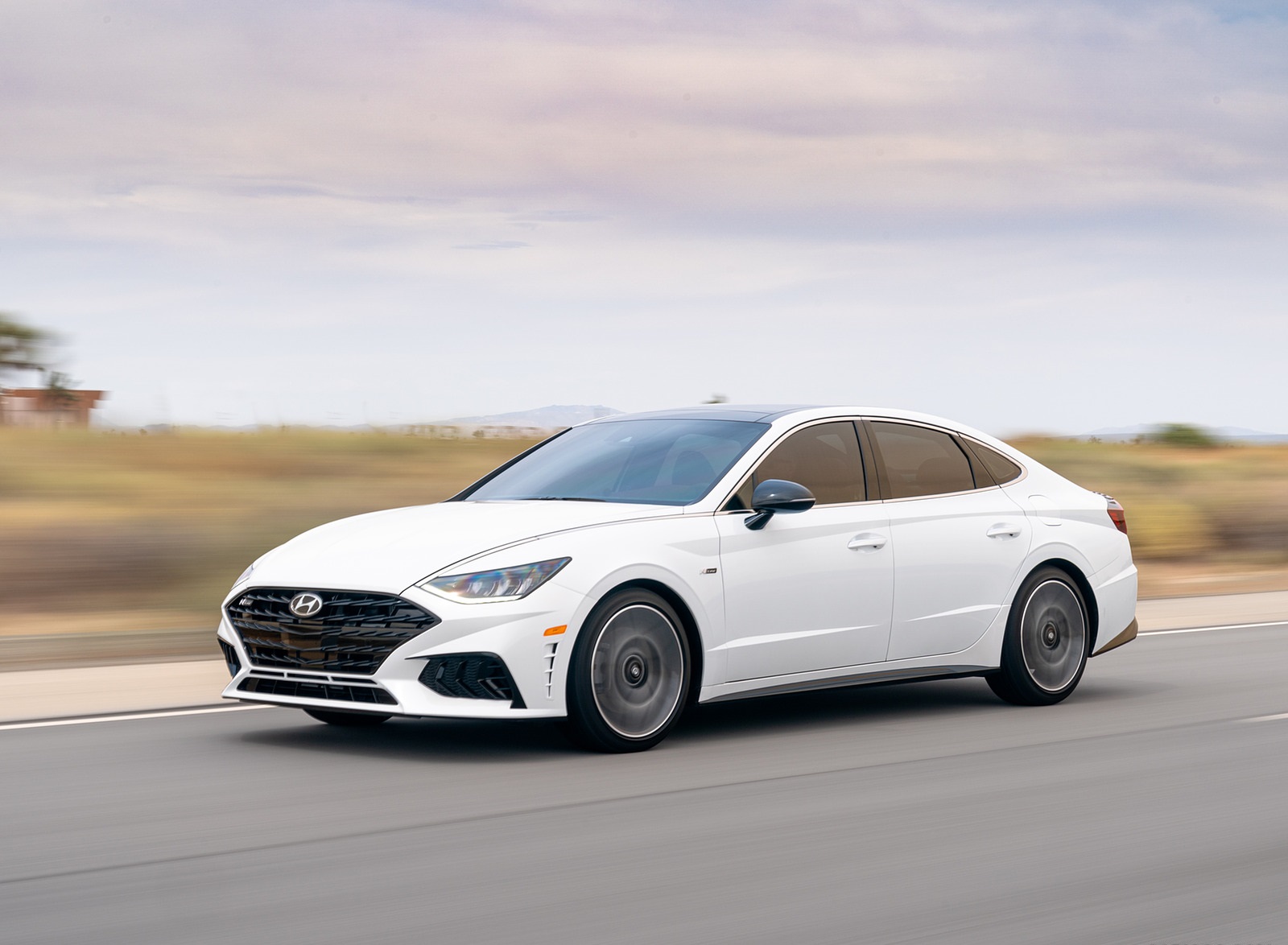 2021 Hyundai Sonata N Line Front Three-Quarter Wallpapers  (2)