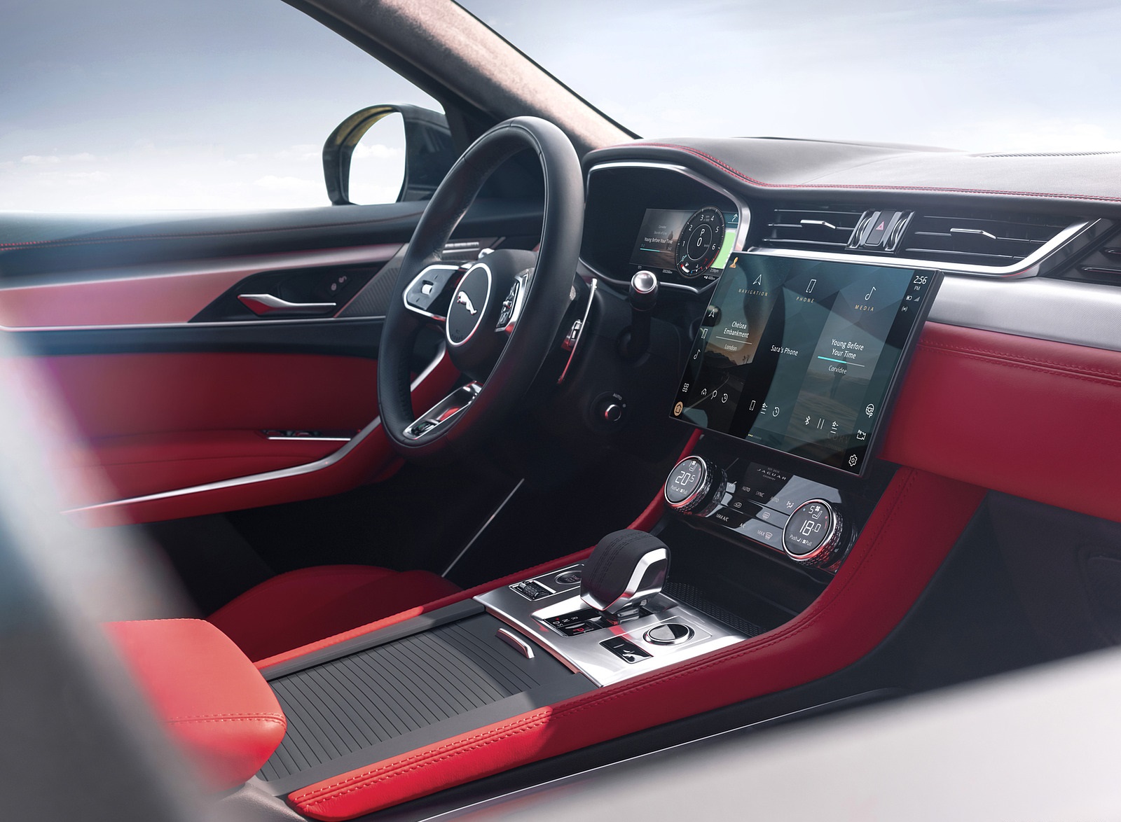 2021 Jaguar F-PACE Central Console Wallpapers  #71 of 88