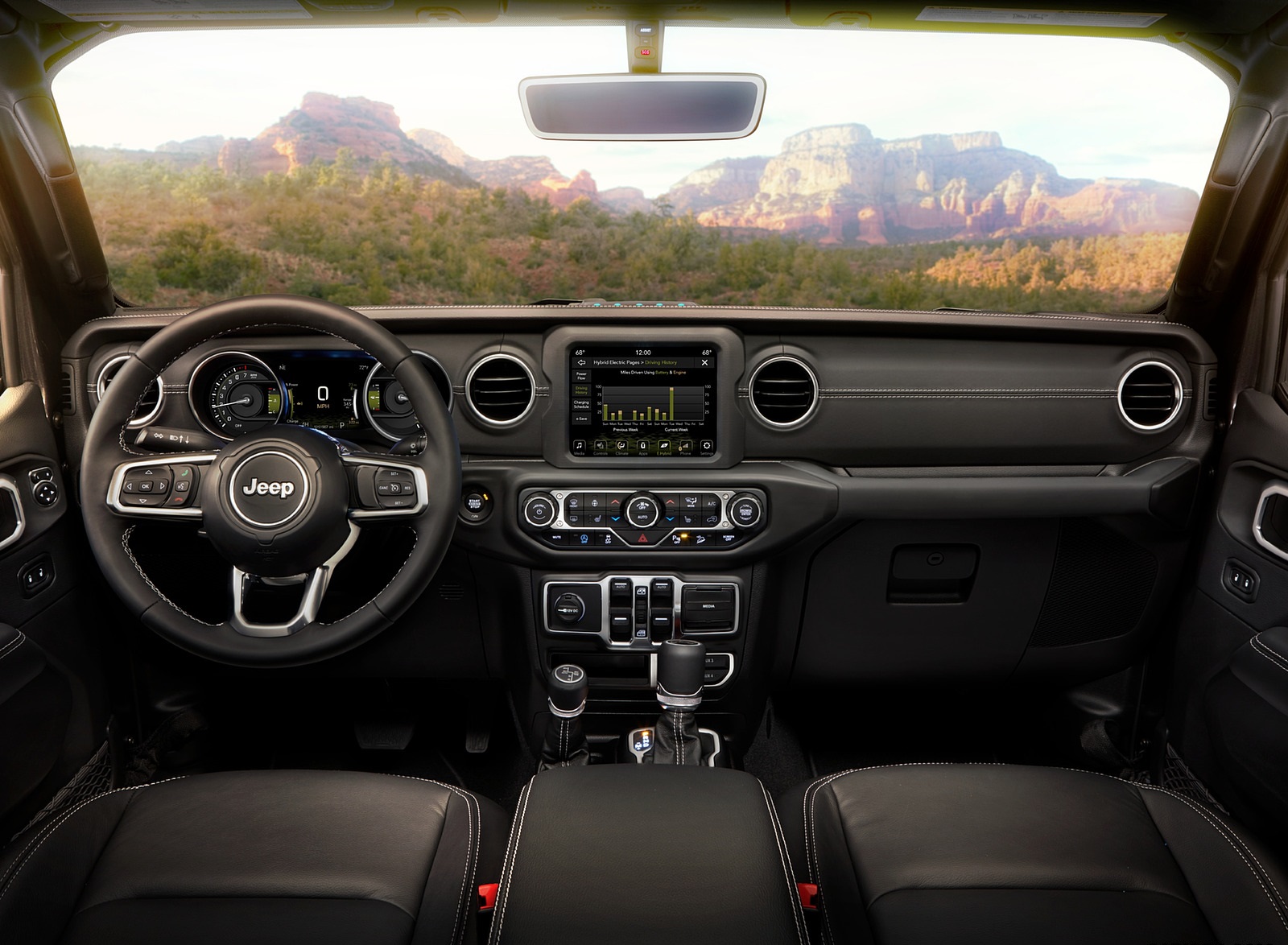 2021 Jeep Wrangler 4xe Plug-In Hybrid Interior Cockpit Wallpapers  #37 of 62
