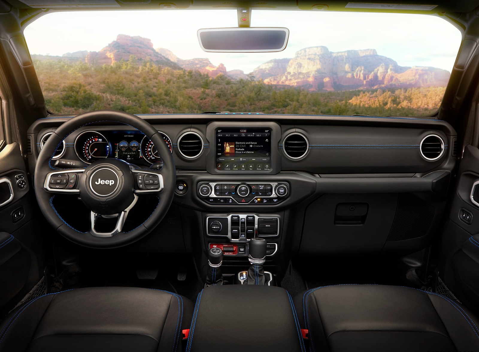 2021 Jeep Wrangler 4xe Plug-In Hybrid Interior Cockpit Wallpapers #38 of 62