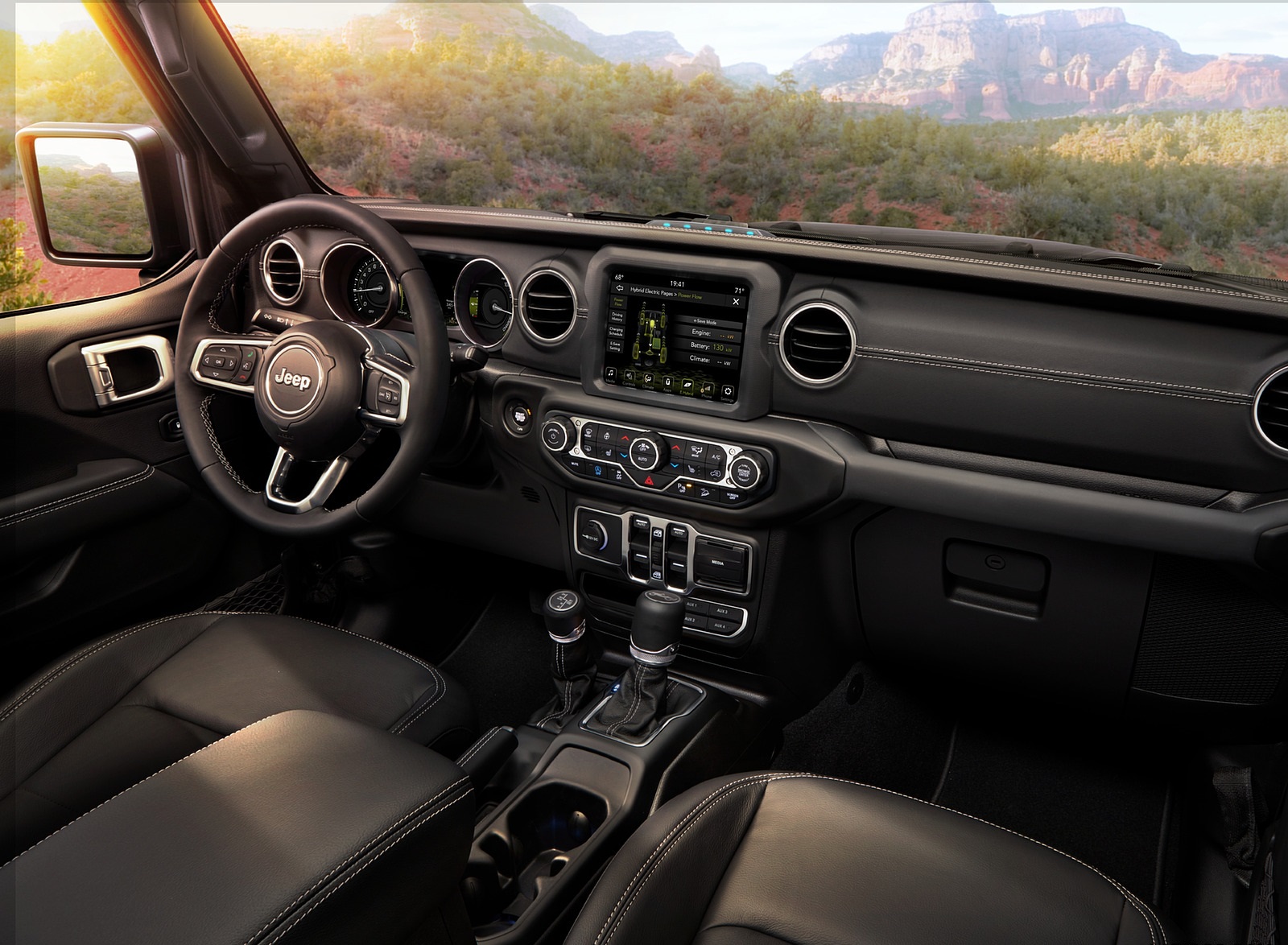 2021 Jeep Wrangler 4xe Plug-In Hybrid Interior Wallpapers  #35 of 62