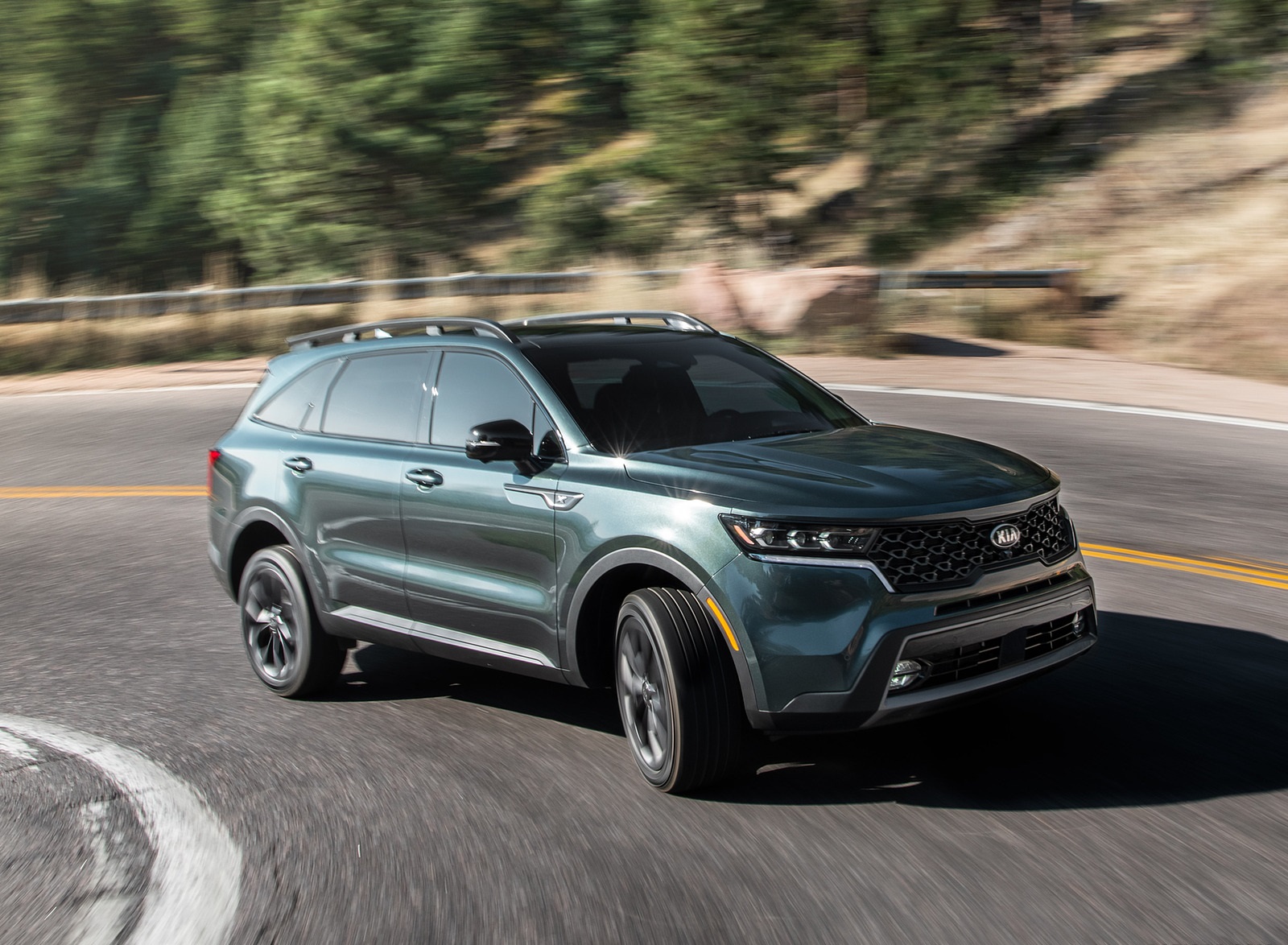 2021 Kia Sorento X-Line Front Three-Quarter Wallpapers (3)