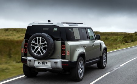 2021 Land Rover Defender Plug-In Hybrid Rear Three-Quarter Wallpapers 450x275 (3)
