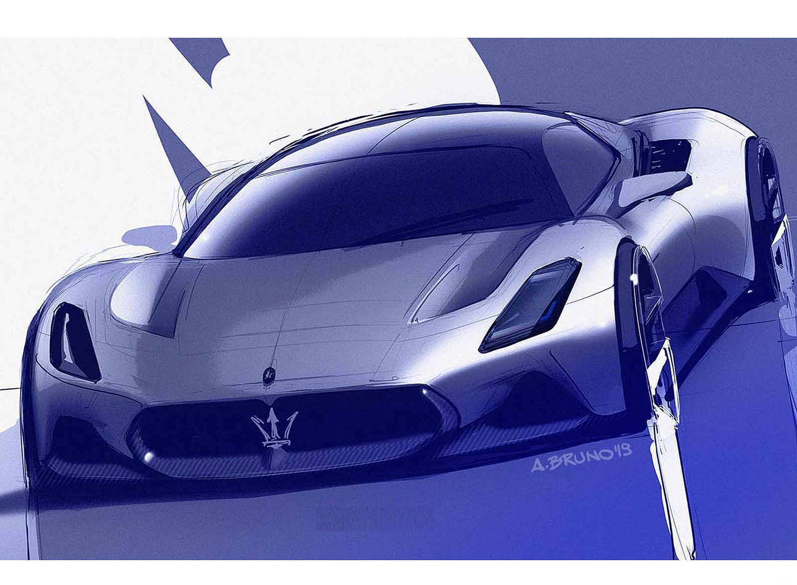 2021 Maserati MC20 Design Sketch Wallpapers #145 of 158