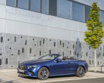 2021 Mercedes-AMG E 53 4MATIC+ Cabriolet (Color: Magno Brilliant Blue) Front Three-Quarter Wallpapers 150x120