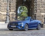 2021 Mercedes-AMG E 53 4MATIC+ Cabriolet (Color: Magno Brilliant Blue) Front Three-Quarter Wallpapers 150x120