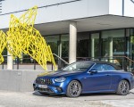 2021 Mercedes-AMG E 53 4MATIC+ Cabriolet (Color: Magno Brilliant Blue) Front Three-Quarter Wallpapers 150x120