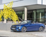 2021 Mercedes-AMG E 53 4MATIC+ Cabriolet (Color: Magno Brilliant Blue) Front Three-Quarter Wallpapers 150x120