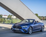 2021 Mercedes-AMG E 53 4MATIC+ Cabriolet (Color: Magno Brilliant Blue) Front Three-Quarter Wallpapers 150x120