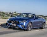 2021 Mercedes-AMG E 53 4MATIC+ Cabriolet (Color: Magno Brilliant Blue) Front Three-Quarter Wallpapers 150x120