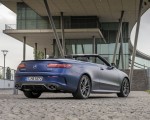 2021 Mercedes-AMG E 53 4MATIC+ Cabriolet (Color: Magno Brilliant Blue) Rear Three-Quarter Wallpapers 150x120