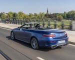 2021 Mercedes-AMG E 53 4MATIC+ Cabriolet (Color: Magno Brilliant Blue) Rear Three-Quarter Wallpapers 150x120