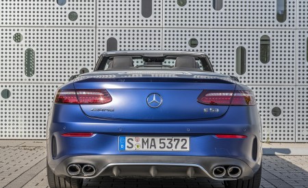 2021 Mercedes-AMG E 53 4MATIC+ Cabriolet (Color: Magno Brilliant Blue) Rear Wallpapers 450x275 (107)