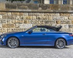 2021 Mercedes-AMG E 53 4MATIC+ Cabriolet (Color: Magno Brilliant Blue) Side Wallpapers 150x120