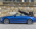 2021 Mercedes-AMG E 53 4MATIC+ Cabriolet (Color: Magno Brilliant Blue) Side Wallpapers 150x120