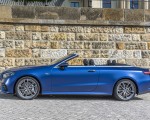 2021 Mercedes-AMG E 53 4MATIC+ Cabriolet (Color: Magno Brilliant Blue) Side Wallpapers 150x120