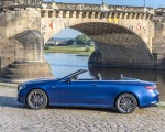 2021 Mercedes-AMG E 53 4MATIC+ Cabriolet (Color: Magno Brilliant Blue) Side Wallpapers 150x120