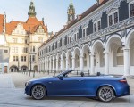 2021 Mercedes-AMG E 53 4MATIC+ Cabriolet (Color: Magno Brilliant Blue) Side Wallpapers 150x120