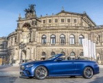 2021 Mercedes-AMG E 53 4MATIC+ Cabriolet (Color: Magno Brilliant Blue) Side Wallpapers 150x120