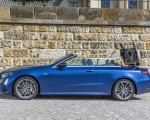 2021 Mercedes-AMG E 53 4MATIC+ Cabriolet (Color: Magno Brilliant Blue) Side Wallpapers 150x120