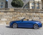 2021 Mercedes-AMG E 53 4MATIC+ Cabriolet (Color: Magno Brilliant Blue) Side Wallpapers 150x120