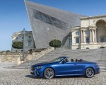 2021 Mercedes-AMG E 53 4MATIC+ Cabriolet (Color: Magno Brilliant Blue) Side Wallpapers 150x120