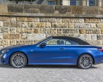 2021 Mercedes-AMG E 53 4MATIC+ Cabriolet (Color: Magno Brilliant Blue) Side Wallpapers 150x120