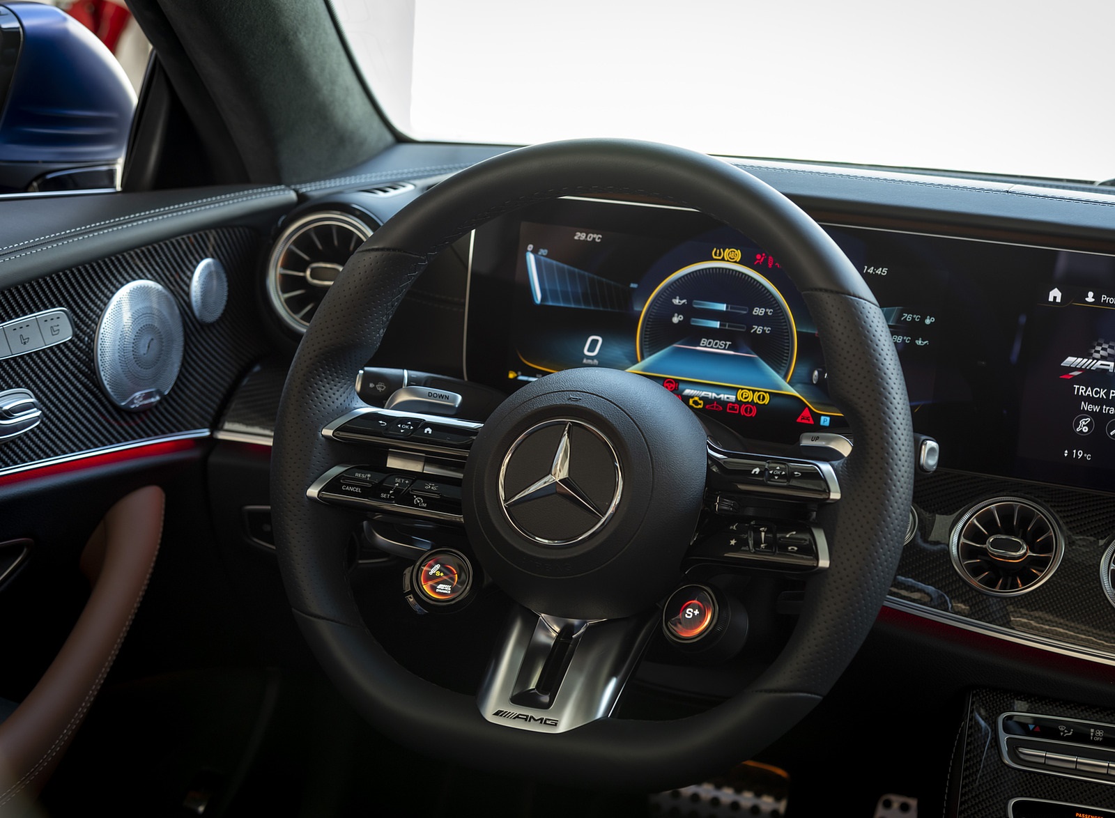 2021 Mercedes-AMG E 53 4MATIC+ Cabriolet Interior Steering Wheel Wallpapers #126 of 152