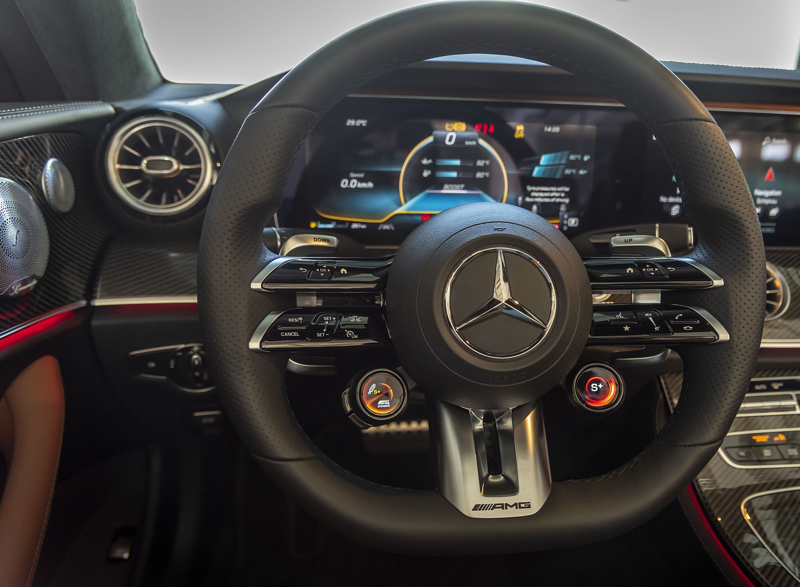 2021 Mercedes-AMG E 53 4MATIC+ Cabriolet Interior Steering Wheel Wallpapers  #127 of 152