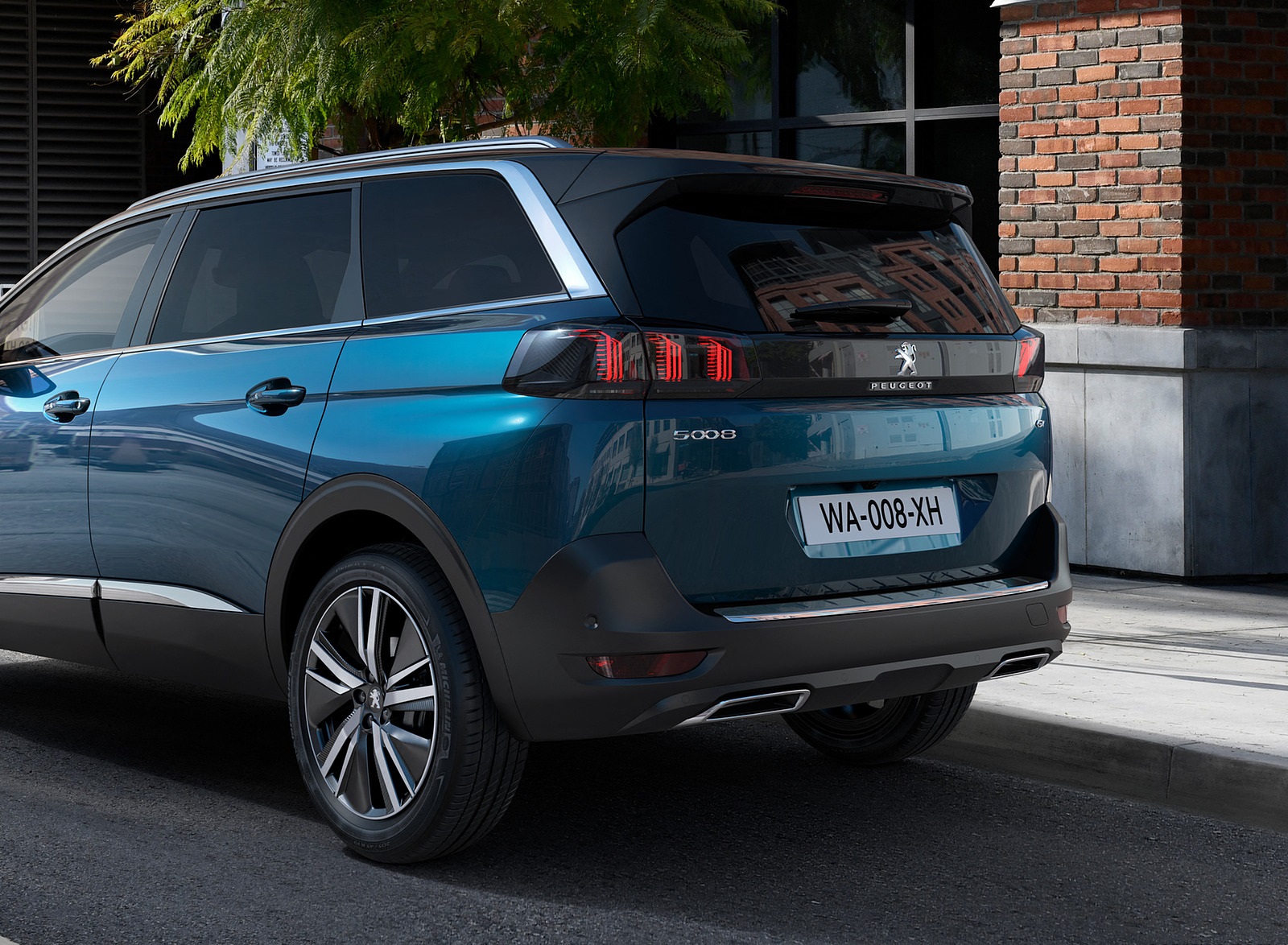 2021 Peugeot 5008 Tail Light Wallpapers #11 of 25