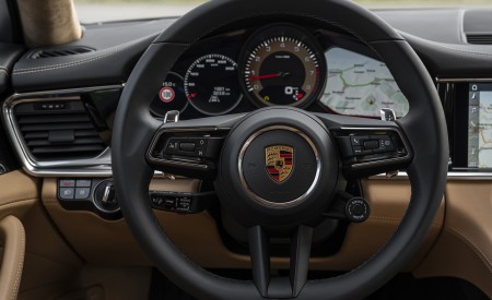 2021 Porsche Panamera 4 (Color: Truffle Brown Metallic) Interior Steering Wheel Wallpapers 450x275 (27)