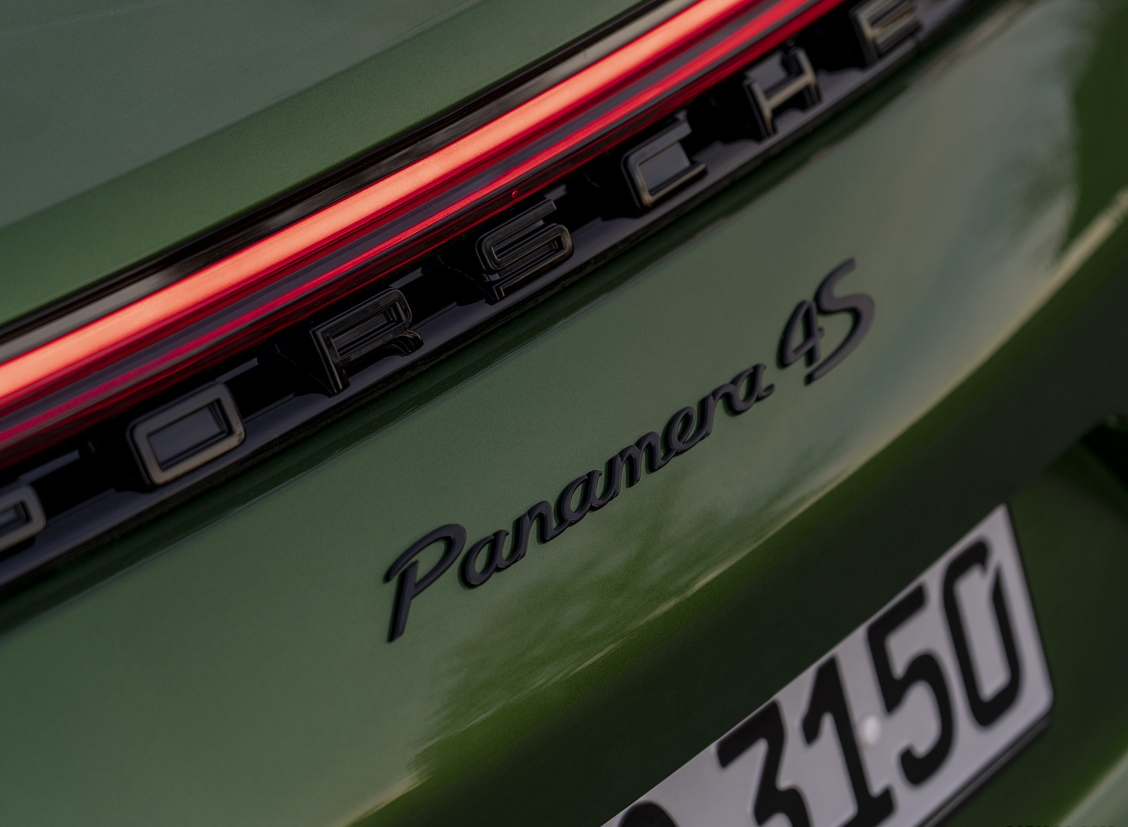2021 Porsche Panamera 4S (Color: Mamba Green Metallic) Badge Wallpapers #38 of 46