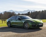2021 Porsche Panamera 4S (Color: Mamba Green Metallic) Front Three-Quarter Wallpapers 150x120