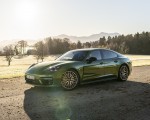 2021 Porsche Panamera 4S (Color: Mamba Green Metallic) Front Three-Quarter Wallpapers 150x120
