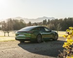 2021 Porsche Panamera 4S (Color: Mamba Green Metallic) Rear Three-Quarter Wallpapers 150x120