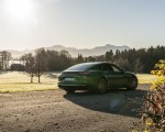 2021 Porsche Panamera 4S (Color: Mamba Green Metallic) Rear Three-Quarter Wallpapers 150x120