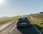 2021 Porsche Panamera 4S (Color: Mamba Green Metallic) Rear Wallpapers 150x120