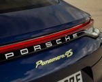 2021 Porsche Panamera 4S E-Hybrid (Color: Gentian Blue Metallic) Badge Wallpapers 150x120