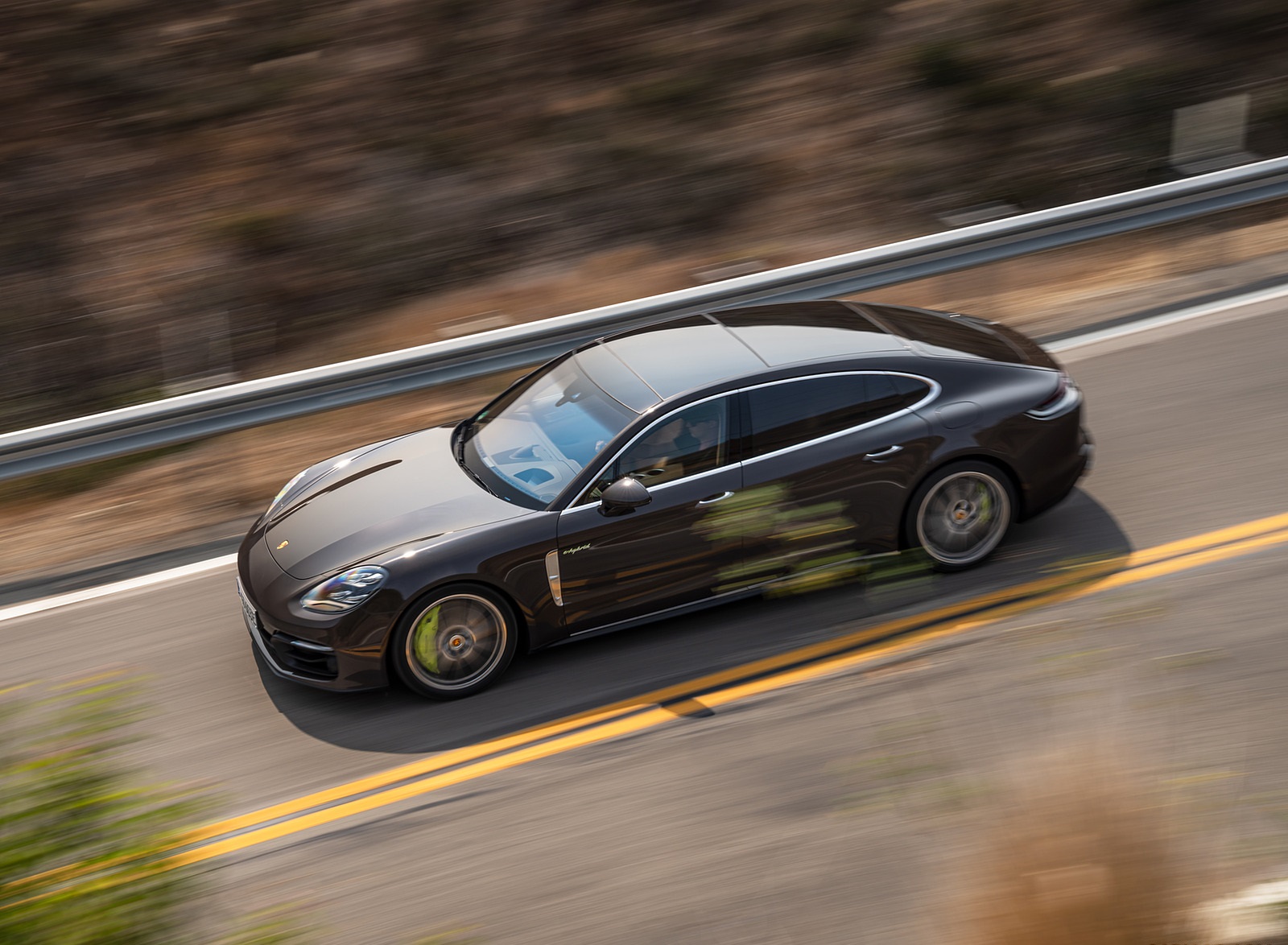 2021 Porsche Panamera 4S E-Hybrid (Color: Truffle Brown Metallic) Top Wallpapers #16 of 108