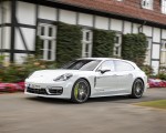 2021 Porsche Panamera 4S E-Hybrid Sport Turismo (Color: Carrara White Metallic) Front Three-Quarter Wallpapers 150x120 (9)