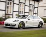 2021 Porsche Panamera 4S E-Hybrid Sport Turismo (Color: Carrara White Metallic) Front Three-Quarter Wallpapers 150x120