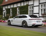 2021 Porsche Panamera 4S E-Hybrid Sport Turismo (Color: Carrara White Metallic) Rear Three-Quarter Wallpapers 150x120