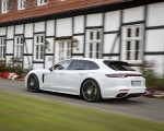 2021 Porsche Panamera 4S E-Hybrid Sport Turismo (Color: Carrara White Metallic) Rear Three-Quarter Wallpapers 150x120