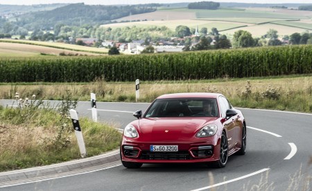 2021 Porsche Panamera GTS (Color: Carmine Red) Front Wallpapers 450x275 (16)