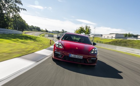 2021 Porsche Panamera GTS (Color: Carmine Red) Front Wallpapers 450x275 (18)