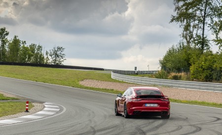 2021 Porsche Panamera GTS (Color: Carmine Red) Rear Wallpapers 450x275 (20)