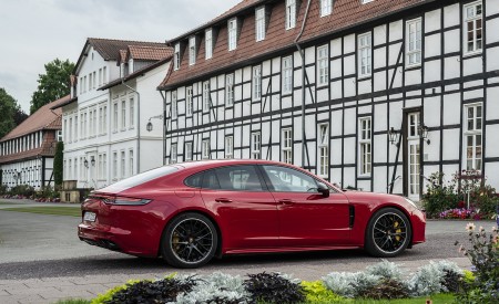 2021 Porsche Panamera GTS (Color: Carmine Red) Side Wallpapers 450x275 (46)