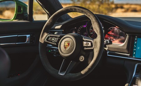 2021 Porsche Panamera GTS (Color: Mamba Green) Interior Steering Wheel Wallpapers  450x275 (117)