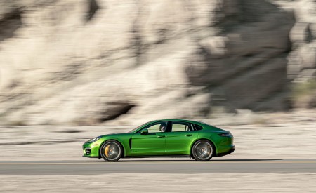 2021 Porsche Panamera GTS (Color: Mamba Green) Side Wallpapers 450x275 (81)